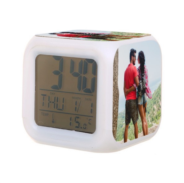 relógio digital personalizável